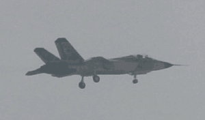 Test flight of new improved version of J-31